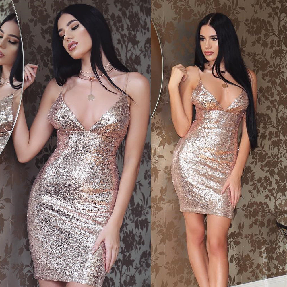 Minuit Gold Dress